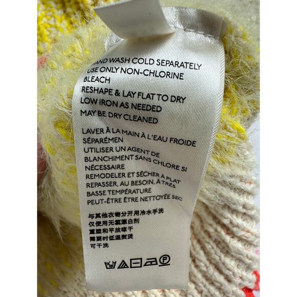 Free People Size XS Sunbrite Cotton Blend Sweater Cropped Oversized REVOLVE - Picture 12 of 16